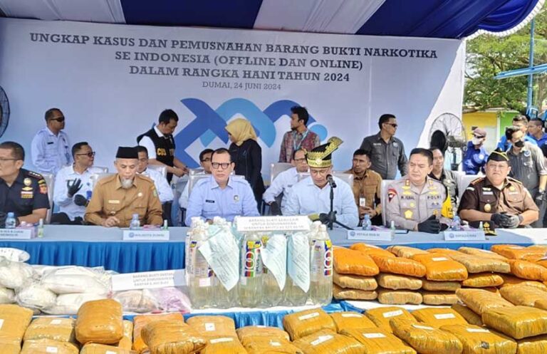 Polda Sita 2 Ton Sabu-sabu, Kepala BNN Nilai Pemberantasan Narkoba di Riau Cukup baik