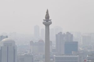 Kamis, kualitas udara Jakarta duduki nomor tiga terburuk di dunia