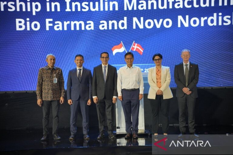 Novo Nordisk tanda tangani MoU dengan Bio Farma produksi obat diabetes
