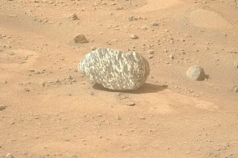 Batu Zebra Misterius Ditemukan di Planet Mars