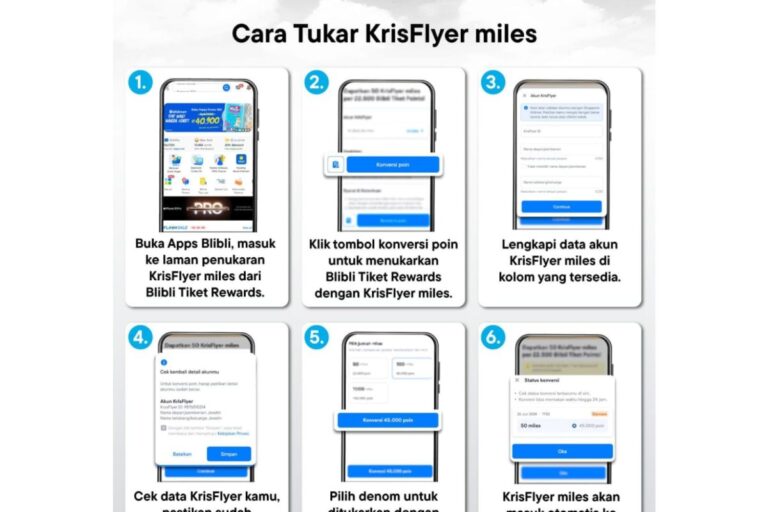 Blibli hadirkan layanan penukaran KrisFlyer Miles pertama di Indonesia