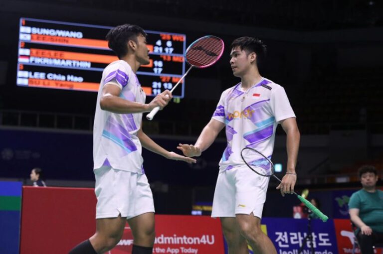 Fikri/Daniel Beberkan Kunci Bekuk Peringkat 7 Dunia di Perempat Final Korea Open 2024