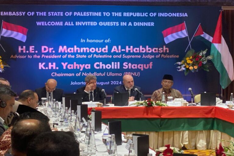 Gala Dinner Bareng Mahmoud Al-Habbash, PBNU: Perbedaan Hamas dan Fatah Bukan Fokus Perjuangan