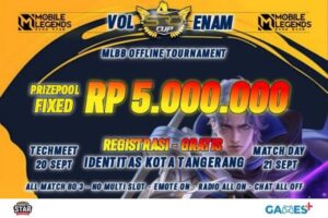 GAMES+ Arcade Meriahkan Turnamen Komunitas Mobile Legends SRD CUP VOL 6 di Tangerang