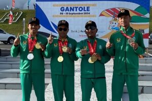 Gantole – Jatim langsung boyong empat medali emas