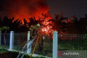 Gulkarmat tak bisa padamkan api karena ada tawuran di Tanjung Priok