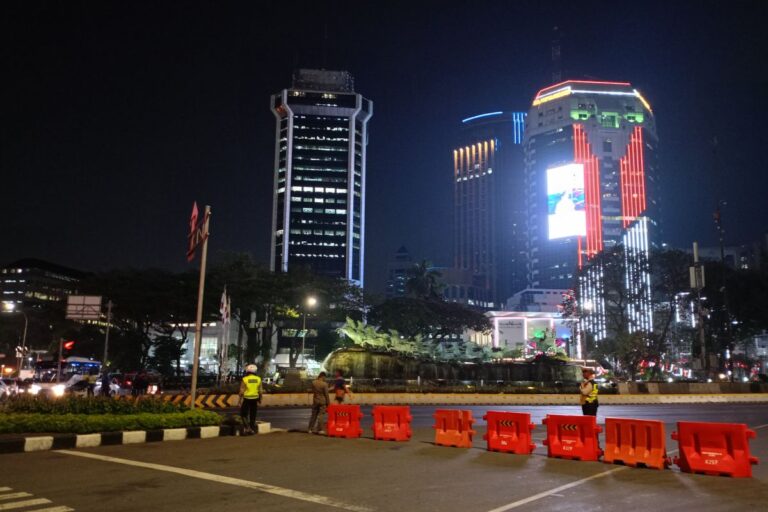 Jalan di kawasan Patung Kuda ditutup jelang gala “dinner” ISF 2024