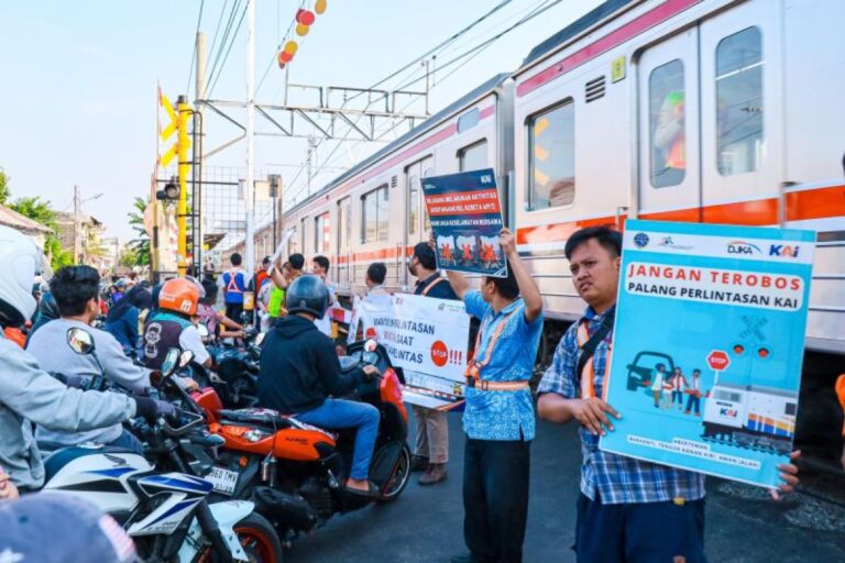 KAI Daop 1 Jakarta catat tren kecelakaan di perlintasan terus menurun