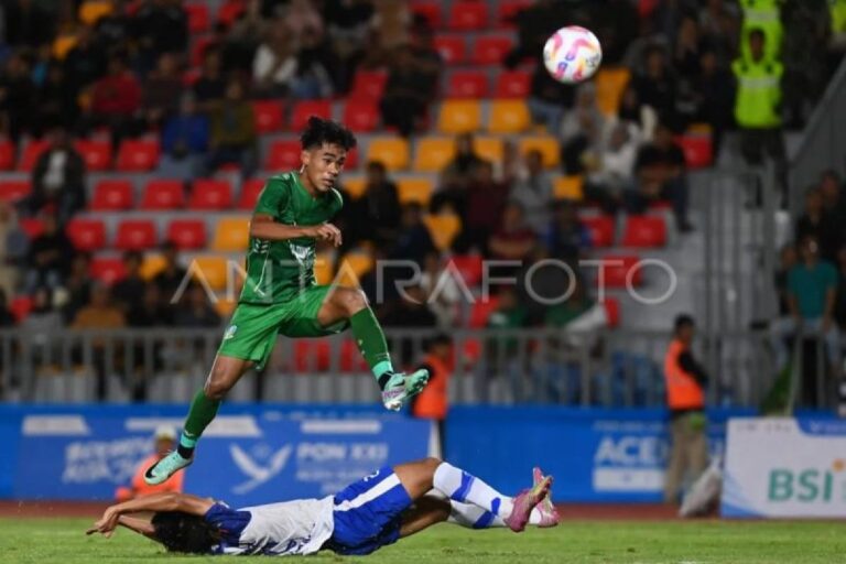 Kalahkan Jawa Barat 1-0, Jawa Timur raih emas sepak bola putra