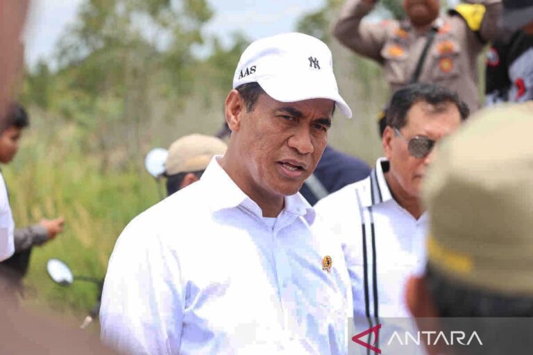 Mentan gerak cepat pimpin optimasi lahan di Kalimantan Tengah