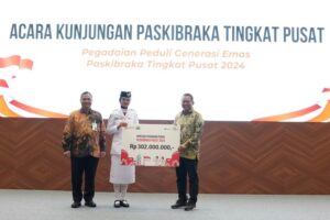 Peduli Generasi Emas, Pegadaian Beri Apresiasi Paskibraka 2024