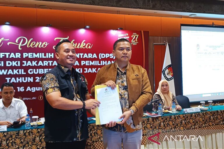 Pemilih di pilkada Jakarta 8,2 juta orang