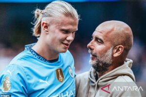 Pep sebut angka gol Erling Haaland “sangat konyol”