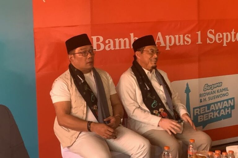 Ridwan Kamil-Suswono Janji Tingkatkan Indeks Kebahagiaan Warga Jakarta