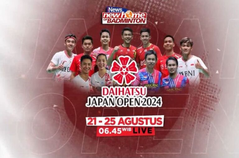 Saksikan Rangkaian Tur Asia Japan Open 2024, Eksklusif hanya di iNews