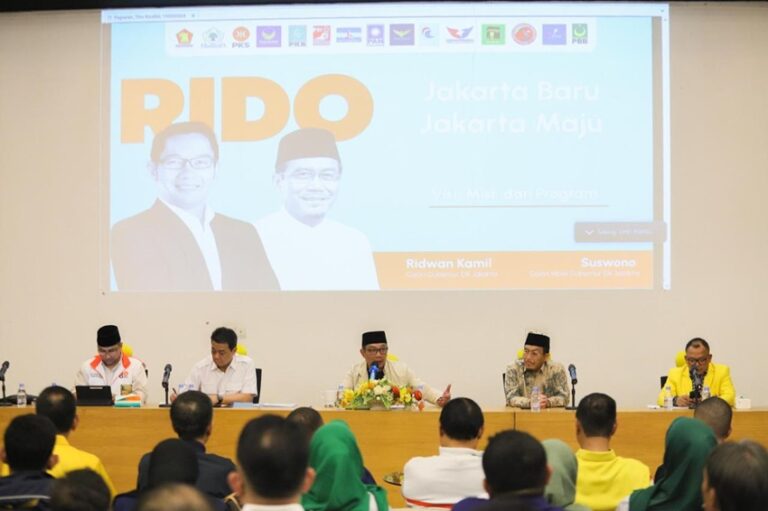 Simak! 6 Misi Ridwan Kamil-Suswono Jadikan Jakarta Kota Global