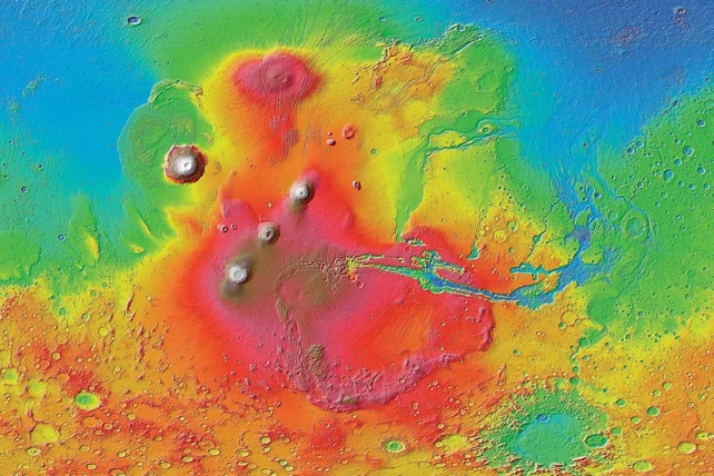 Struktur Misterius Ditemukan Tersembunyi di Bawah Permukaan Mars