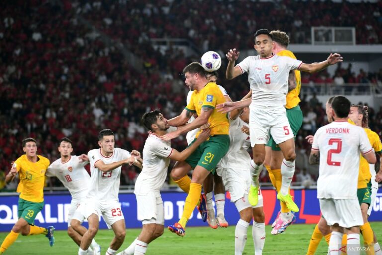 Timnas Indonesia berhasil imbangi Australia tanpa gol