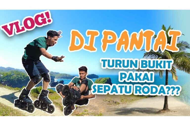 Aksi Berani di Pantai, Syarif Yosee Bawa Sepatu Roda ke Level Baru