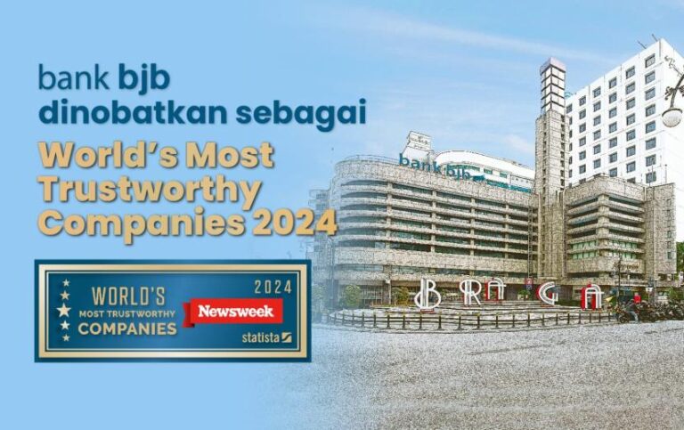 Bank bjb Raih World’s Most Trustworthy Companies 2024