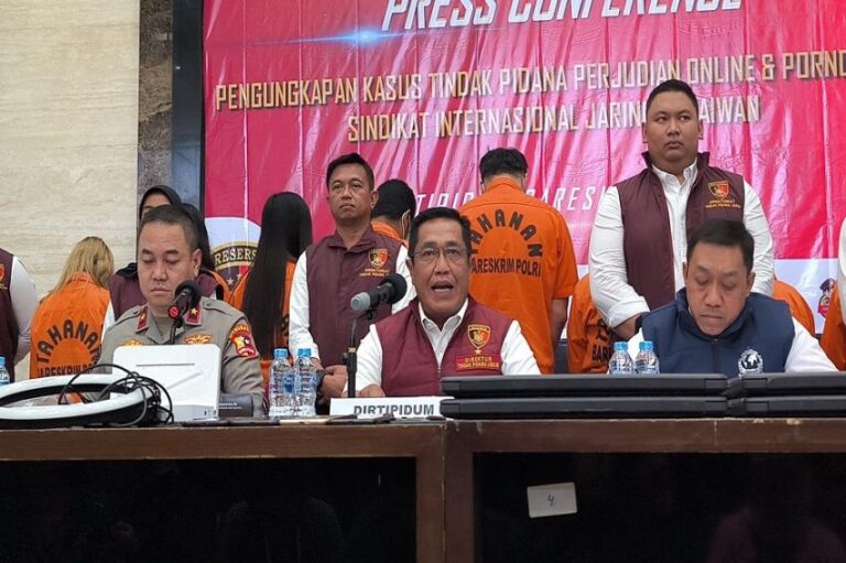 Bareskrim Polri: Judi Online dan Pornografi Jaringan Taiwan Tersebar di 6 Provinsi