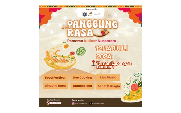 Besok! Prodi MICE Politeknik Negeri Jakarta Gelar Pameran Kuliner Panggung Rasa Indonesia