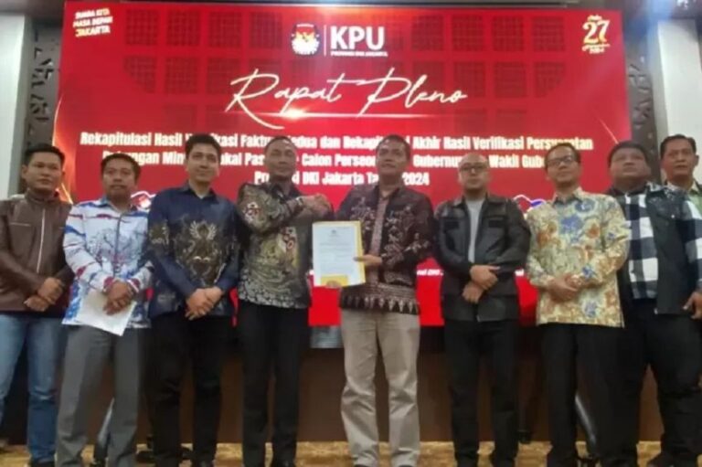 Dharma-Kun Lolos Verifikasi KPU, Pengamat Ungkap Sejumlah Skenario Pilkada Jakarta