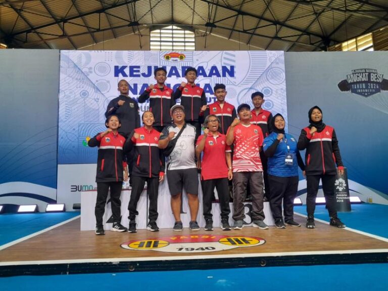 DKI Jakarta Juara Umum di Kejurnas Angkat Besi U15-U17 Pupuk Indonesia 2024