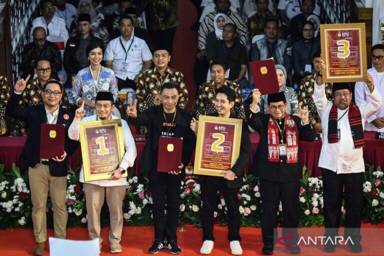 DKI kemarin, nomor urut cagub hingga layanan air bersih diperkuat