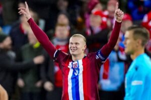 Erling Haaland jadi pencetak gol terbanyak Timnas Norwegia