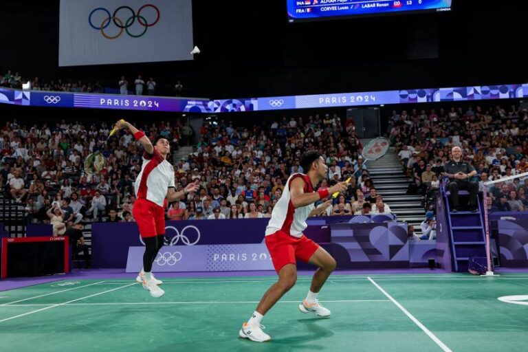 Fajar/Rian Amankan Tiket Perempat Final Olimpiade Paris Usai Tundukkan Wakil Prancis