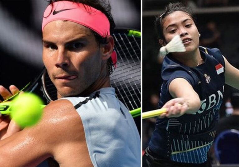 Foto Langka, Gregoria Mariska Bareng Rafael Nadal