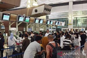 Gangguan IT global pengaruhi layanan maskapai di Bandara Soetta