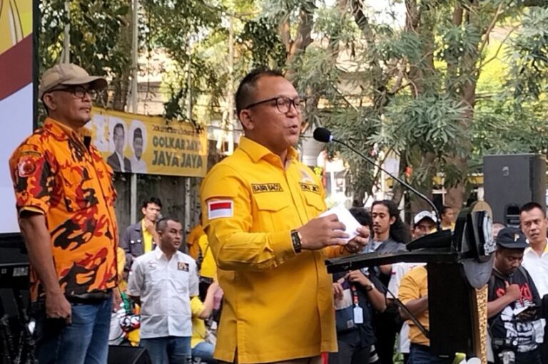 Gelar Apel Pemenangan RIDO, Basri Baco: 20 Tahun Golkar Baru Punya Gubernur