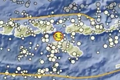 Gempa M5,2 Guncang Tambolaka NTT, Getaran Dirasakan Warga Flores dan NTB