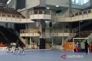 Hoki indoor Jawa Barat sapu bersih kemenangan usai kalahkan Sumut 9-1