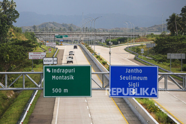 Hutama Karya Naikkan Tarif Tol Sigli-Banda Aceh