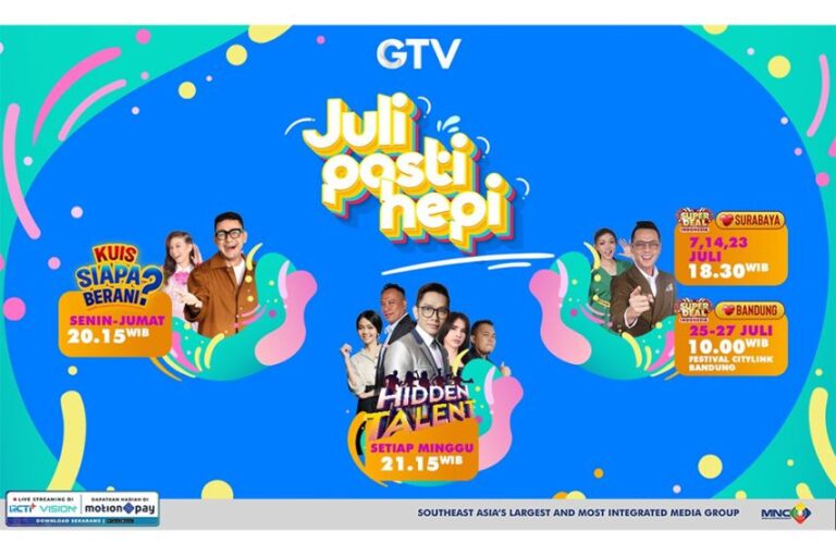 Juli Full Happy Bareng Program Prime Time Terfavorit di GTV!