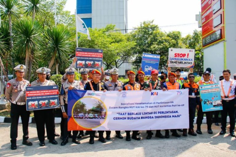 KAI Daop 1 gandeng Polres Metro Jakpus untuk sosialisasi keselamatan