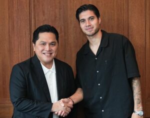 Kevin Diks Salaman dengan Erick Thohir: Selamat Bergabung di Timnas Indonesia