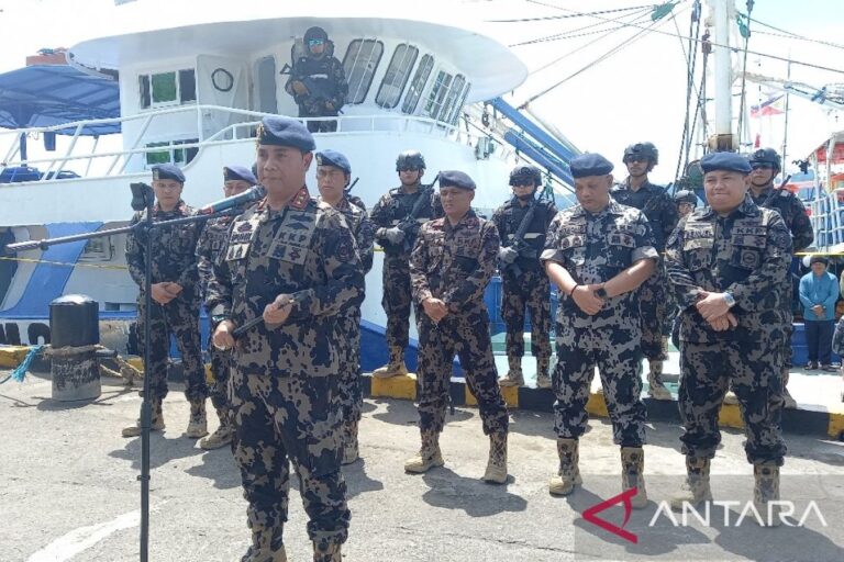 KKP amankan 5 KIA pencuri ikan di Samudera Pasifik-Selat Malaka