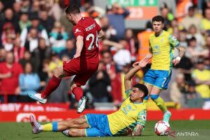 Liverpool dipermalukan Nottingham Forest 0-1 di Anfield