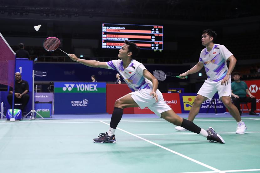 Lolos 8 Besar Korea Open, Fikri/Daniel Tantang Unggulan Dua Asal China