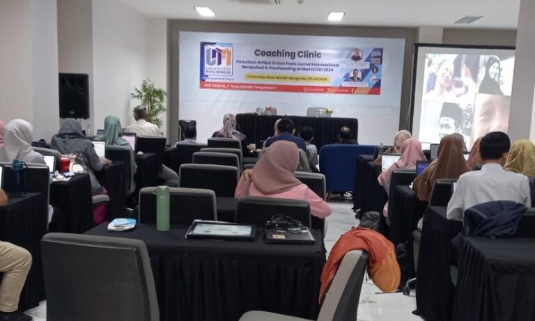 LPPM UNM Gelar Coaching Clinic Penulisan Artikel Ilmiah untuk Jurnal Internasional