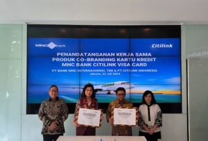 MNC Bank dan Citilink Teken Kerja Sama Produk Co-Branding Kartu Kredit