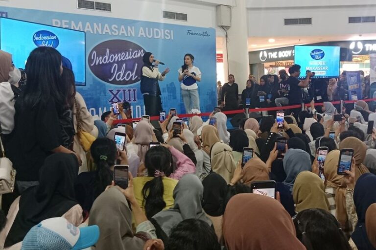 Nabila Taqiyyah Ramaikan Warm Up Audisi Indonesian Idol XIII Makassar