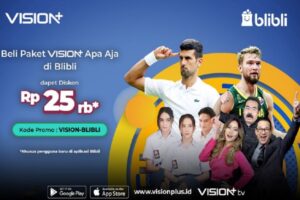 Nonton Streaming Terlengkap di Vision+, Langganan di Blibli Diskon 25rb!