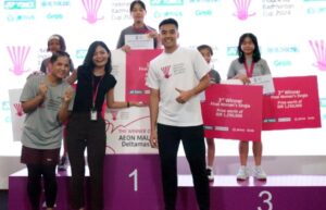 Para Juara Aeon Mall Indonesia Badminton Cup 2024 Siap Lanjutkan Langkah