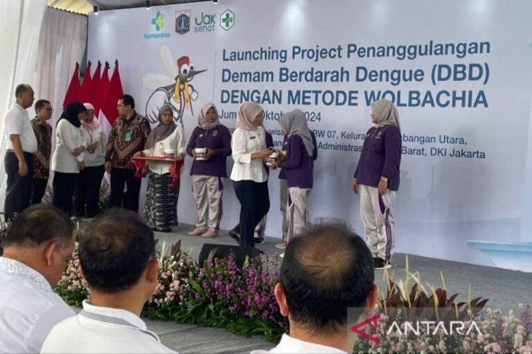 Pemprov DKI luncurkan program nyamuk Wolbachia untuk tanggulangi DBD