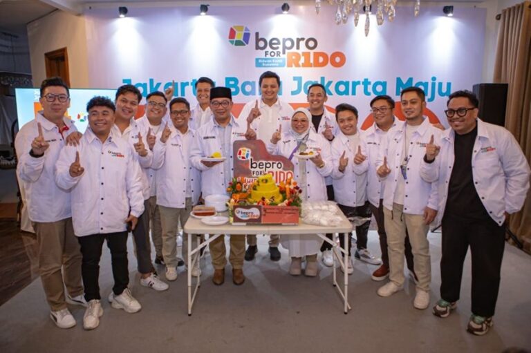 Pilkada Jakarta 2024, Bepro Deklarasi Dukung Ridwan Kamil-Suswono